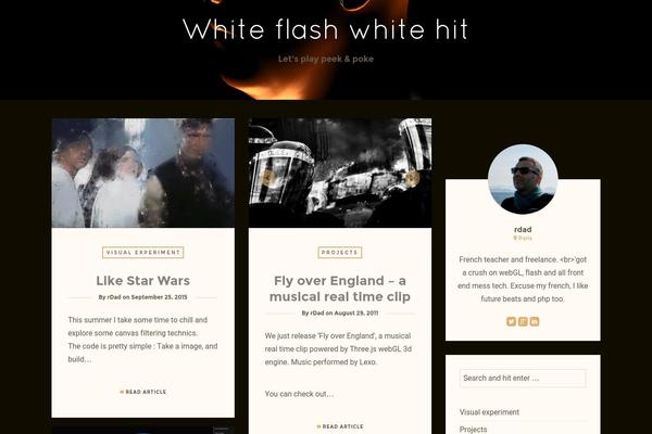 whiteflashwhitehit.com site used Journey