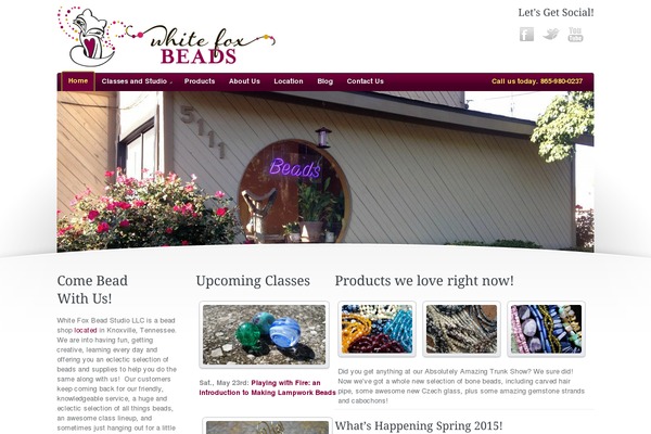 whitefoxbeads.com site used Mingle