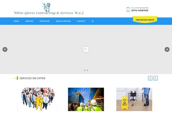 Clean theme site design template sample