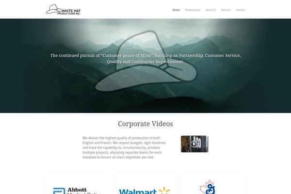 Hero theme site design template sample