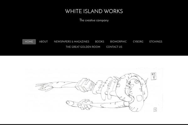 Flat theme site design template sample