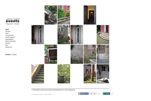 Whitelabel theme site design template sample