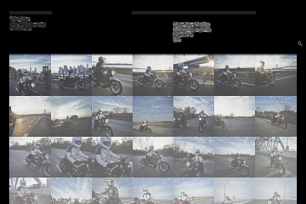 whiteline.me site used Squaregrid