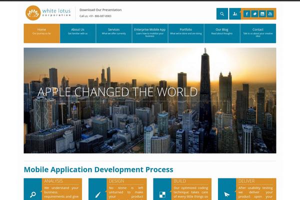 Saasland theme site design template sample