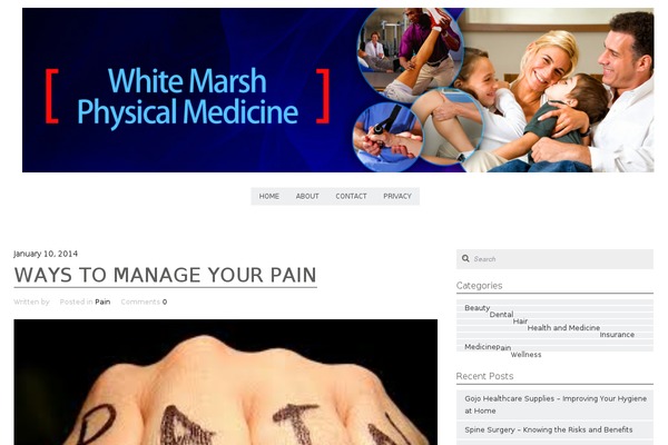 whitemarshphysicalmedicine.com site used Arcadia