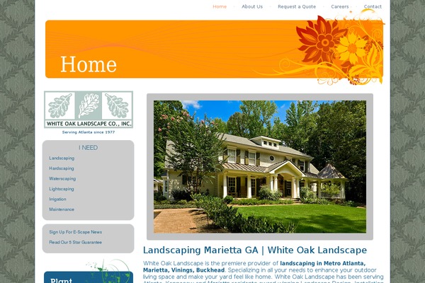 whiteoaklandscapeco.com site used Whiteoak