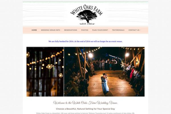 Geraldine theme site design template sample