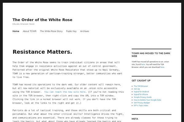 Site using WP Biographia plugin