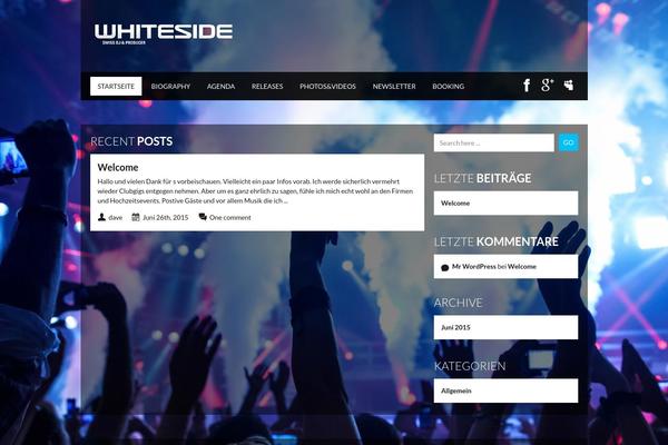 Soundwave theme site design template sample