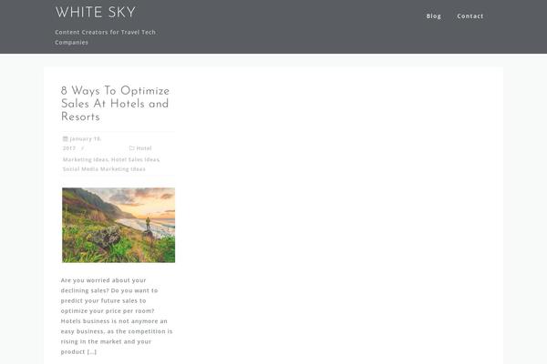 Astrid theme site design template sample
