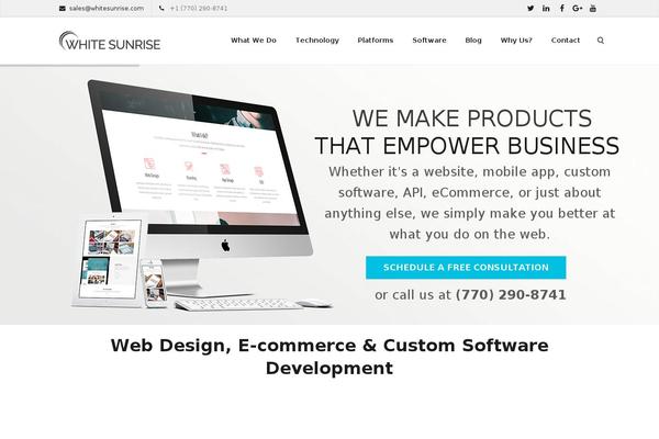 Lambda theme site design template sample