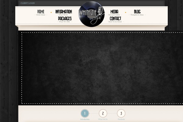 Retro theme site design template sample