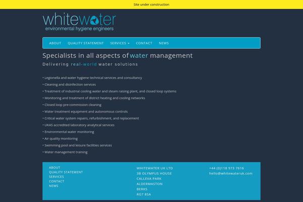Understrap theme site design template sample
