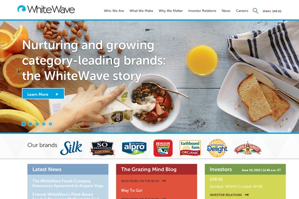 whitewavefoods.com site used Tgm_theme