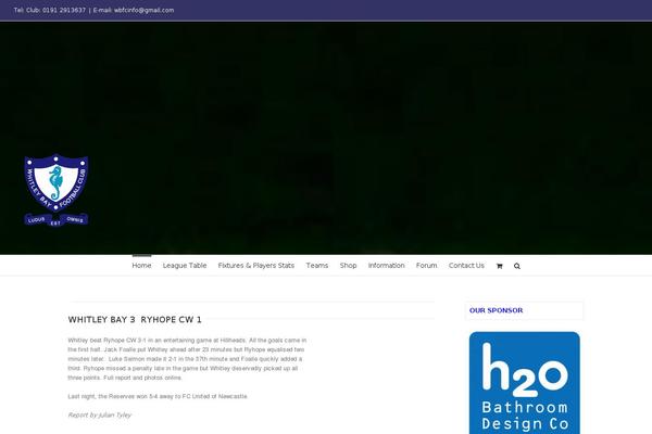 Site using message ticker plugin