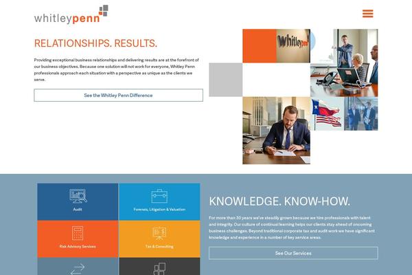 whitleypenn.com site used Whitley-penn