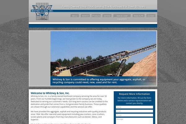 whitneyandson.com site used Whitney