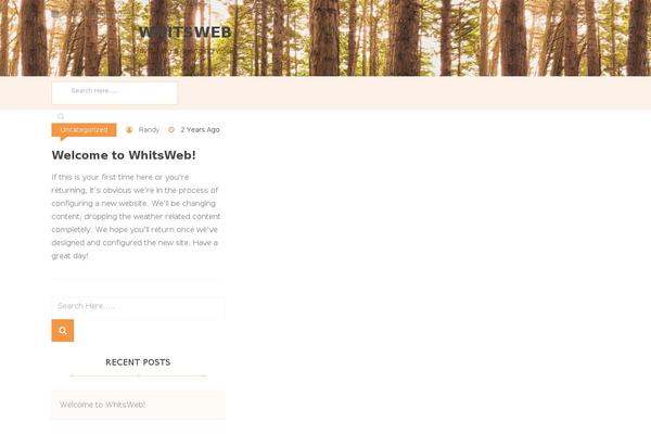 whitsweb.com site used Blog Starter