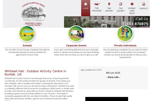 Site using Blog Designer plugin