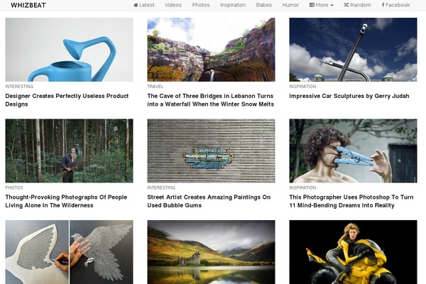 Site using End Page Slide Box plugin