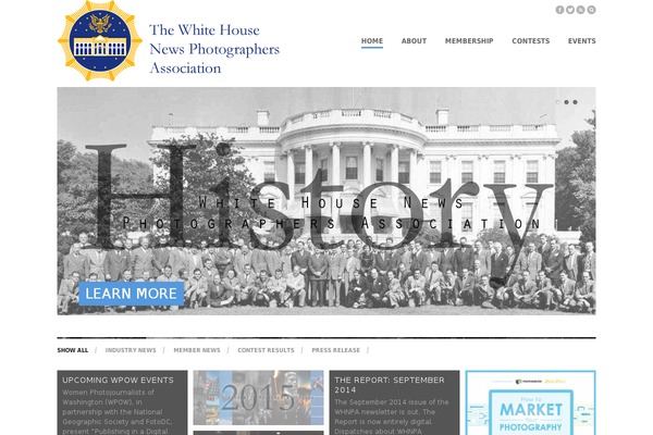 Inspire theme site design template sample