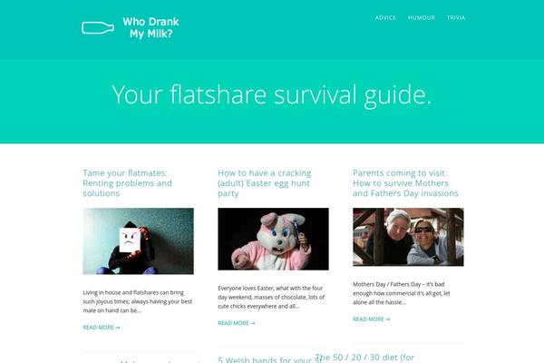 Hostmarks theme site design template sample