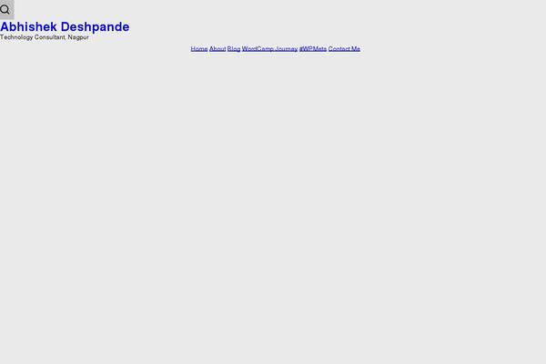 whoisabhi.com site used Go
