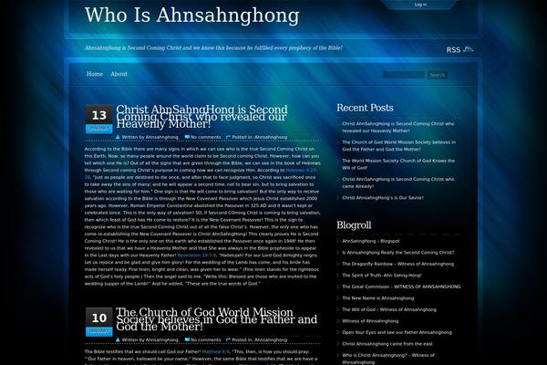 Shine theme site design template sample