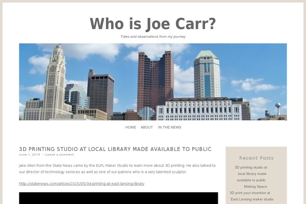 Chosen theme site design template sample
