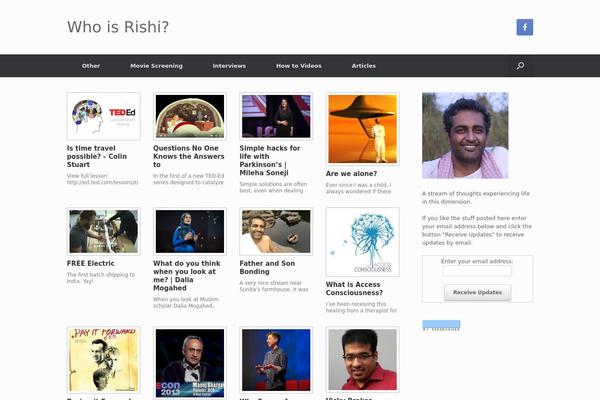 Site using Flickr Album Gallery plugin