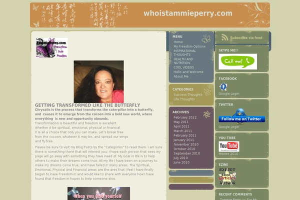 page-style theme site design template sample