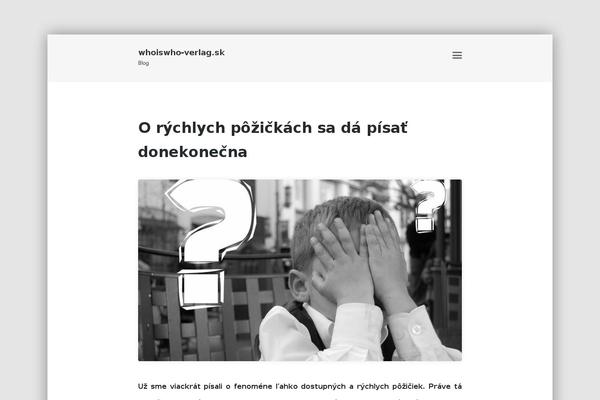 Tempo theme site design template sample