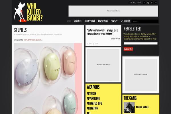 Big Easy theme site design template sample