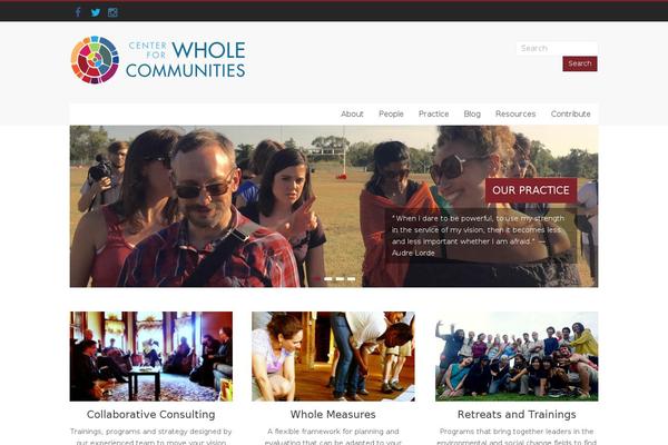 wholecommunities.org site used Accelerate Pro