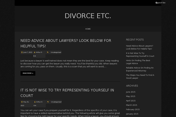 Blackoot Lite theme site design template sample