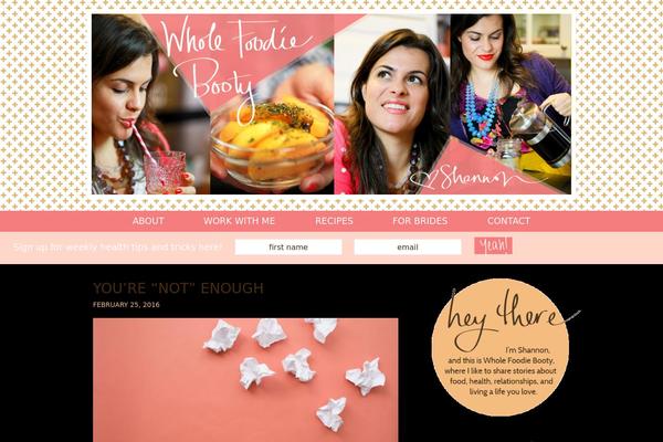 wholefoodiebooty.com site used Elastic