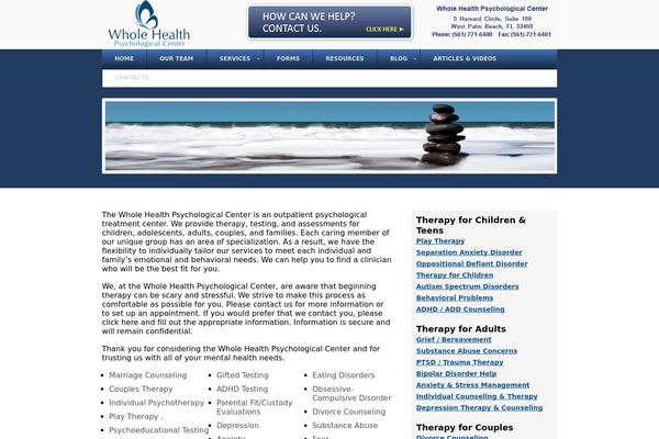 Care theme site design template sample