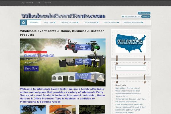 Artificer theme site design template sample