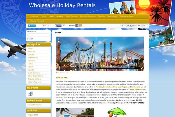 Travel Blogger theme site design template sample