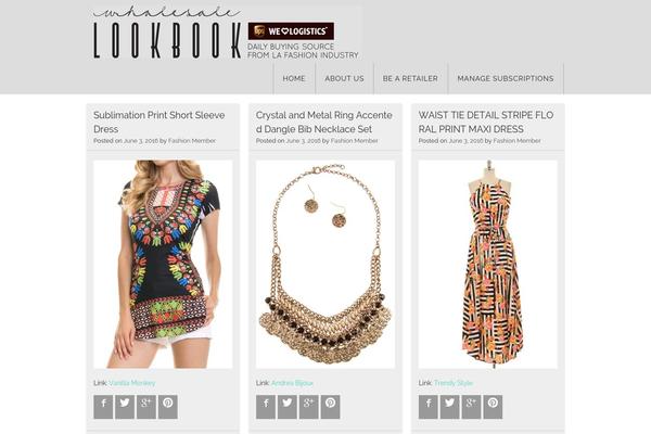 Visual theme site design template sample