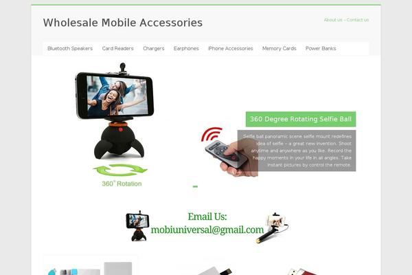 Accelerate theme site design template sample