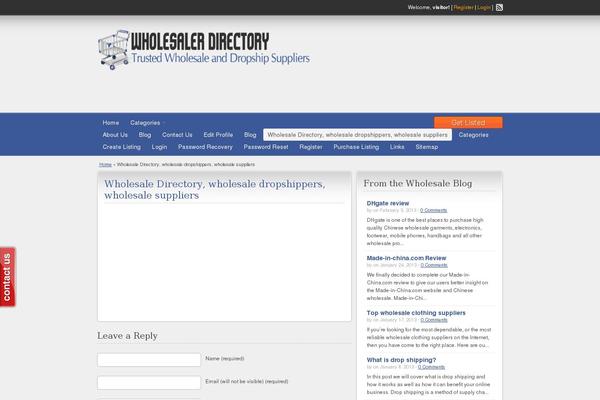 ClassiPress theme site design template sample