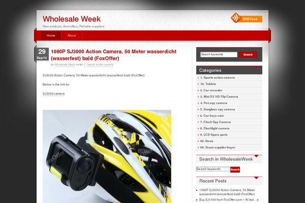 iDream theme site design template sample