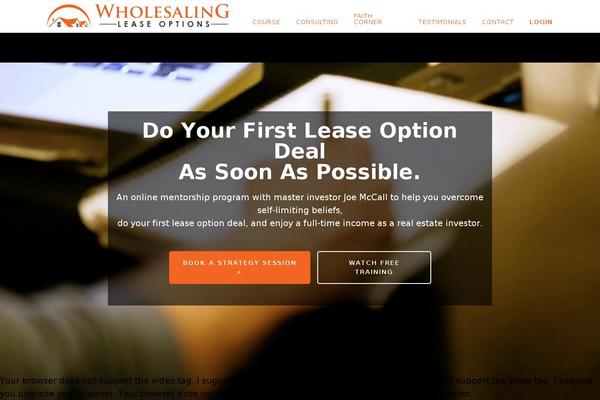 Generate Pro theme site design template sample