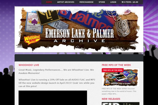 Music theme site design template sample