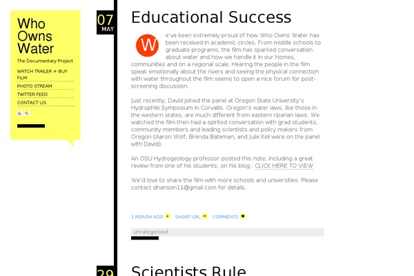 Esquire theme site design template sample
