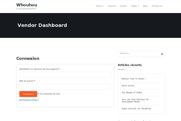 Bunchy theme site design template sample