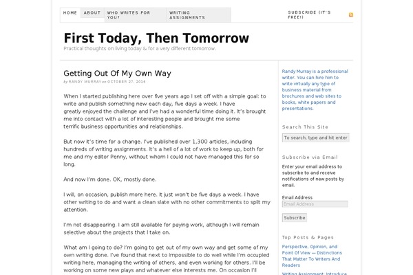 Thesis 1.8.4 theme site design template sample