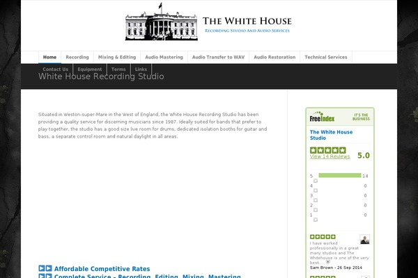 Enfold theme site design template sample