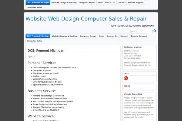 Site using Dynamic Content Gallery plugin